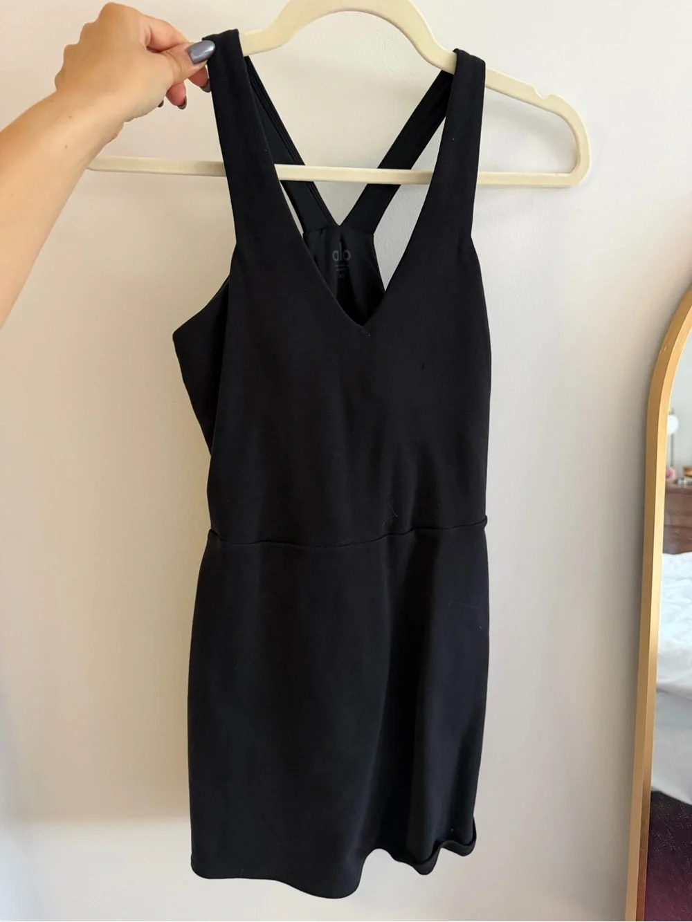 ALO Yoga black tennis dress xs